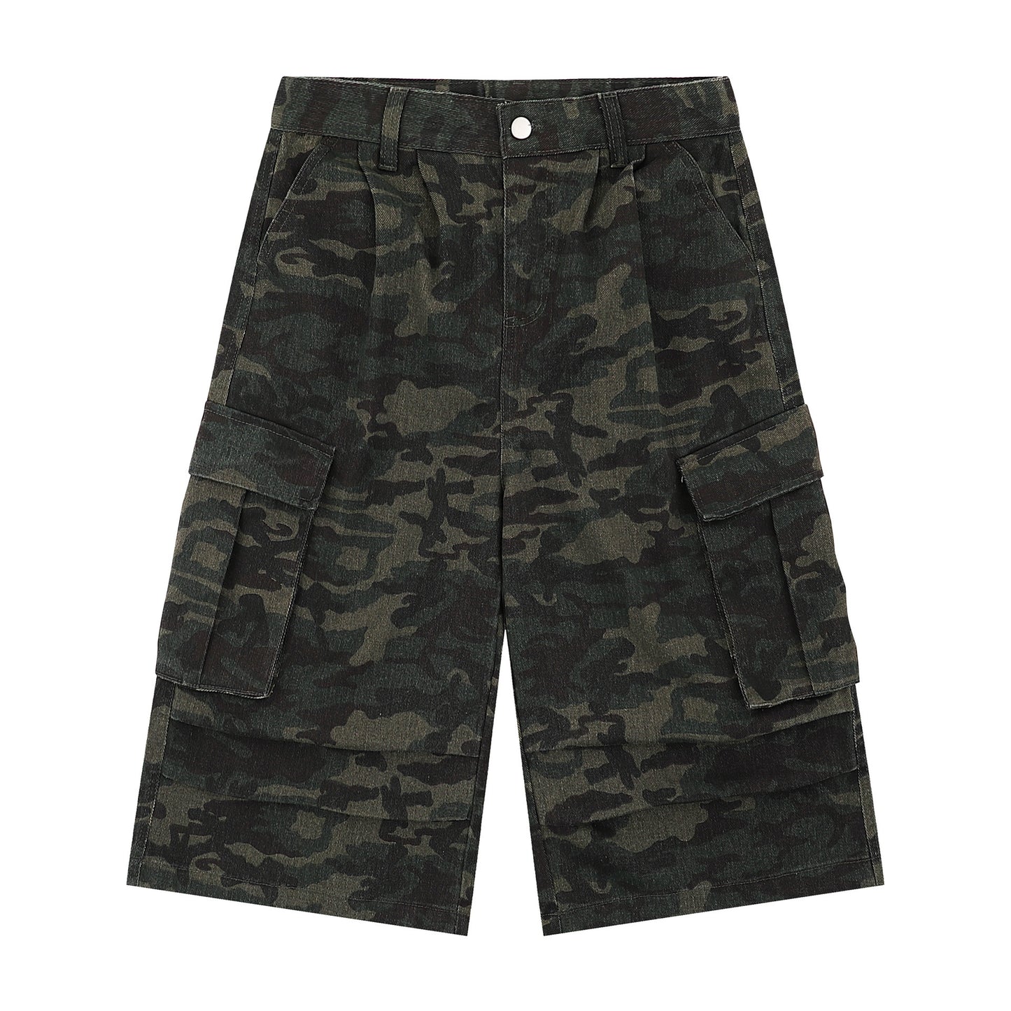 Women's Camouflage Wide-leg Jeans