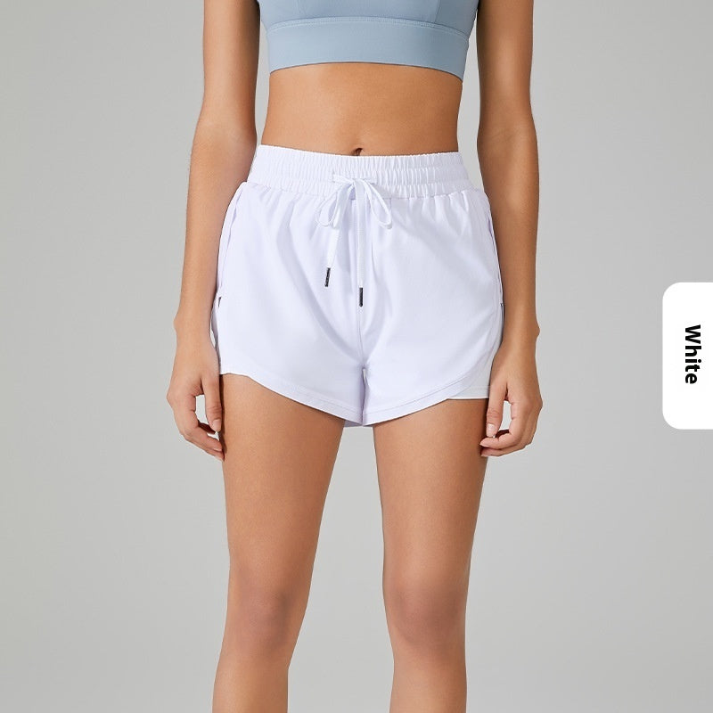 Sports Shorts Women's Quick-drying Breathable And Loose Fake Two Pieces