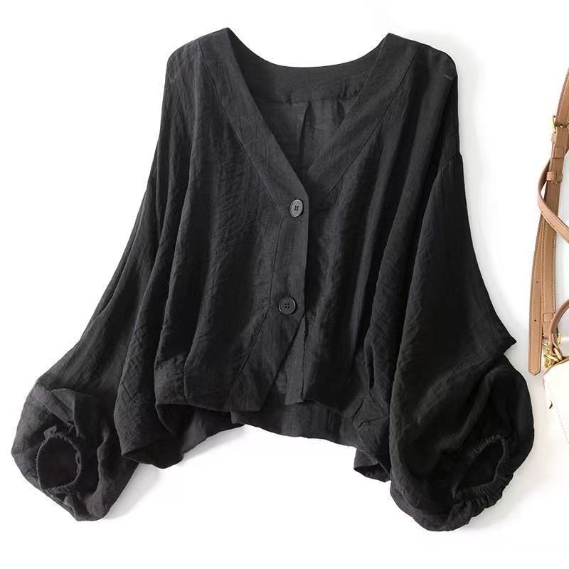 Loose-fitting Lightweight Thin Short Coat