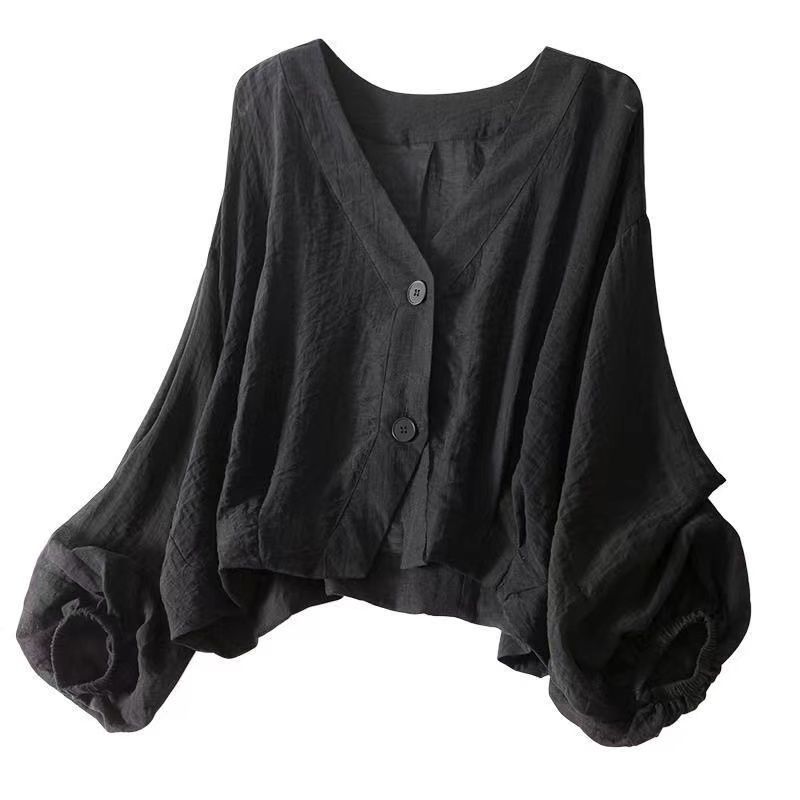 Loose-fitting Lightweight Thin Short Coat