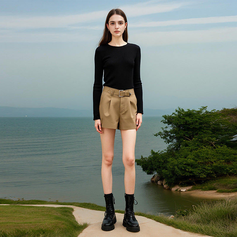 High Waist Loose Wide Legs Slimming Casual Pants