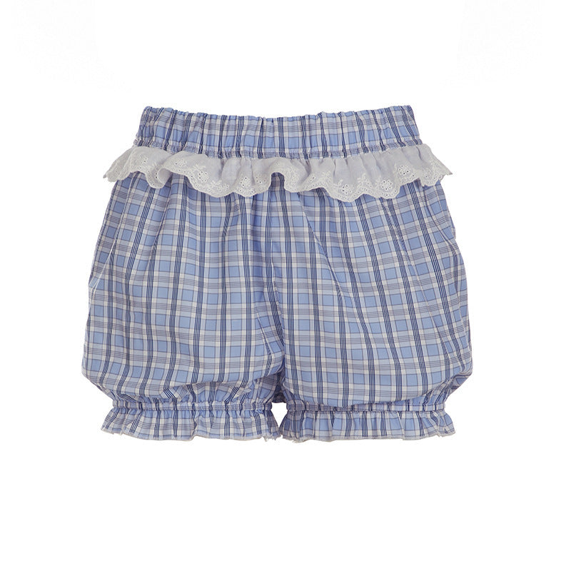 Women's Lace Stitching Loose Slimming Shrink Bloomers